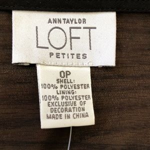 LOFT Tops - NWT Pretty Ann Taylor Loft Black Blouse w/Lace LOFT Tops - NWT Pretty Ann Taylor Loft Black Blouse w/Lace